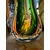 Foto de um(a) Antigo Vaso Jarro Art Deco Em Murano Italiano Bullicante, da categoria de Vasos. Antigo e belíssimo vaso artístico em Murano italiano. Lindas cores, e decoração com bolhas na base, técnica de trabalho... Mostrado de uma perspectiva diferente. Vendido no marketplace Trésors.