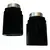 Foto de um(a) Antigo Saleiro Pimenteiro Galheteiro Art Deco Opalina Black, da categoria de Saleiros e pimenteiros. Antigos e grandes Salt&Pepper (sal e pimenta) em opalina black milk glass, origem França. Período Art Deco. Medidas 12x7cm... Vendido no marketplace Trésors.