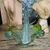 Foto de um(a) Antiga Cesta Decorativa Bowl Murano Italiano Opalescente, da categoria de Centro de mesa. Antiga cesta decorativa em legítimo Murano Italiano, cor verde rubi e detalhes opalescente, peça feita à mão. Período Art... Mostrado de uma perspectiva diferente. Vendido no marketplace Trésors.