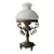 Foto de um(a) Antiga Luminária Clássica Abajur De Mesa Bronze E Opalina, da categoria de Abajures. Antigo e lindo abajur com estrutura em bronze todo trabalhado e cúpula em opalina branca. Todo original. Medidas 36x19cm. Vendido no marketplace Trésors.