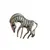 Foto de um(a) Antigo Broche De Zebra Dourado Estilo Art Deco, da categoria de Outros colecionáveis. Com aproximadamente 2cm. Vendido no marketplace Trésors.