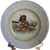 Foto de um(a) Antigo Grande Prato Medalhão Porcelana Inglesa Ivory Ware, da categoria de Pratos Decorativos. Wood’s Ivory Ware - England. Grande prato medalhão de parede em fina porcelana inglesa, com linda decoração rural com casal... Vendido no marketplace Trésors.