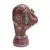 Foto de um(a) Escultura de elefante estilizado, da categoria de Escultura. Escultura na figura de elefante estilizado em madeira nobre, com pintura na tonalidade bordô e decoração típica indiana na... Mostrado de uma perspectiva diferente. Vendido no marketplace Trésors.