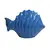 Foto de um(a) Peixe decorativo azul turquesa, da categoria de Outros objetos decorativos. Imponente peixe decorativo em matéria inorgânica, na tonalidade azul turquesa. Possui delicadas ondulações formando o corpo... Mostrado de uma perspectiva diferente. Vendido no marketplace Trésors.