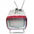Foto de um(a) TV Antiga Portátil Sharp TRP-801 – Rara – Anos 60 – Design Space Age – Vermelha e Branca, da categoria de Outros colecionáveis. Relíquia para Colecionadores: Televisão Vintage Sharp Model TRP-801 Apresentamos a icônica Sharp TRP-801, um marco da... Mostrado de uma perspectiva diferente. Vendido no marketplace Trésors.