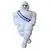 Foto de um(a) Boneco Michelin, da categoria de Bonecos de arte. Rara figura publicitária do icônico mascote da marca de pneus Michelin, o Bibendum. Este boneco apresenta o design clássico... Mostrado de uma perspectiva diferente. Vendido no marketplace Trésors.