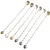 Foto de um(a) Antigas Colheres Long Drink Moeda Prata E Pedras Numismat, da categoria de Colheres. Contem 6 unidades, 30cm cada. Valor do conjunto. Moedas da década de 20.Legítimas pedras brasileiras. Vendido no marketplace Trésors.