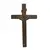 Foto de um(a) Crucifixo em madeira nobre, da categoria de Objetos religiosos e espirituais. Crucifixo em madeira nobre com apliques em metal dourado e corpo de Cristo também em metal dourado, com riqueza de detalhes.... Mostrado de uma perspectiva diferente. Vendido no marketplace Trésors.