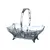 Foto de um(a) Cesta alemã em metal WMF, da categoria de Cestos e Caixas. Elegante cesta em metal espessurado da renomada manufatura alemã WMF. Laterais vasadas com guirlandas de flores. Assente em... Vendido no marketplace Trésors.