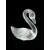 Foto de um(a) Antiga Escultura Cisne Art Deco Cristal Tcheco Desna Glass, da categoria de Escultura. Desna Glass - Bohemia. Antiga escultura artística de cisne em cristal satiné lapidada à mão. Período Art Deco.Medidas 11x10cm. Mostrado de uma perspectiva diferente. Vendido no marketplace Trésors.