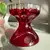 Foto de um(a) Antigo Diferente Vaso Art Deco Cristal Baccarat Vermelho, da categoria de Vasos. Antigo e diferente vaso doublé em cristal Baccarat vermelho rubi, lapidado à mão. Fundo estrelado.Medidas 17x15cm... Mostrado de uma perspectiva diferente. Vendido no marketplace Trésors.