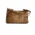Foto de um(a) Bolsa Caramel Croco Anos 70, da categoria de Bolsas. Bolsa e alças em couro de crocodilo na cor caramelo, década de 1970. A: 22 cm L: 35 cm P: 8 cm Peso: 550 g. Vendido no marketplace Trésors.