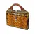 Foto de um(a) Bolsa Vintage em Caso de Tartaruga, Madeira e Vime, Década de 1980, da categoria de Outros colecionáveis. Bolsa de mão vintage, com alça de madeira, moldura em acrílico tipo casco de tartaruga e trama de vime no centro. Fecho em... Vendido no marketplace Trésors.