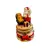 Foto de um(a) Caixinha Porcelana Papai Noel, Década de 2000, da categoria de Cestos e Caixas. Caixa em porcelana policromada com motivo natalino, década de 2000. A: 9,5 cm / Diâmetro: 6 cm peso: 145 g. Vendido no marketplace Trésors.