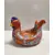 Foto de um(a) Galinha Porta Ovos em Terracota Nordestina, Motivo Floral, Década de 1980, da categoria de Outros objetos decorativos. Galinha porta ovos em terracota nordestina com decupage policromada motivo floral e vitrificada, década de 1980. A: 16 cm L:... Mostrado de uma perspectiva diferente. Vendido no marketplace Trésors.