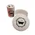 Foto de um(a) Combo Utensílios para Banheiro em Porcelana Branca e Poá, da categoria de Organizadores. Kit de utensílios para banheiro em porcelana branca com poá preto e gravura le bain. Inclui porta escova de dentes e pote... Vendido no marketplace Trésors.