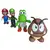 Foto de um(a) Conjunto 4 Figuras Super Mario, da categoria de Figuras de ação. Leve a magia do Reino dos Cogumelos para a sua coleção ou decoração com este excelente lote contendo 4 figuras clássicas da... Mostrado de uma perspectiva diferente. Vendido no marketplace Trésors.
