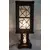 Foto de um(a) Luminária Modern Papern, da categoria de Abajures. Luminária de mesa feita de rolinhos de papel com cola branca, tufo com pátina bronze e folha de acetato fosca como difusor,... Mostrado de uma perspectiva diferente. Vendido no marketplace Trésors.
