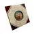 Foto de um(a) Miniature Portrait Antigo Raro Quadrinho Arte Sacra, da categoria de Objetos religiosos e espirituais. Miniature Portrait. Antigo quadrinho Europeu pintado à mão em folha de marfim. Moldura também marfim com casco de tartaruga... Vendido no marketplace Trésors.