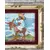 Foto de um(a) Quadro Ponto Cruz 50'S, da categoria de Arte têxtil. Quadro em ponto de cruz com moldura original, passe-partout original em veludo e vidro comum, década de 1950. A: 32 cm L: 26... Mostrado de uma perspectiva diferente. Vendido no marketplace Trésors.