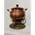 Foto de um(a) Panela de Fondue em Cobre, Math Hamac, Década de 1960, da categoria de Panelas. Panela para fondue em cobre, tampa com puxador em cobre e jacarandá e alças em latão com jacarandá. Rechaud em latão e... Mostrado de uma perspectiva diferente. Vendido no marketplace Trésors.