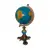 Foto de um(a) Globo Globinho, da categoria de Globos. Globo terrestre de mesa em latão fundido e pátina dourada A: 28cm Peso: 587g. Vendido no marketplace Trésors.