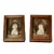 Foto de um(a) Arte Sacra Cristo e a Virgem 70'S, da categoria de Objetos religiosos e espirituais. Combo de dois ícone russos com imagem de cristo e a virgem: moldura em madeira, vidro e decoração em cobre, década de 1970... Vendido no marketplace Trésors.