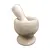 Foto de um(a) Pilão de Mesa em Mármore, da categoria de Outros utensílios. Pilão de mesa com socador feito em mármore branco funcional e decorativo. A: 10,8 cm / Diâmetro: 7 cm / Diâmetro da base:... Vendido no marketplace Trésors.