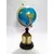 Foto de um(a) Globo Dourado Vintage, da categoria de Globos. Globo terrestre em latão, alumínio e madeira, com pegada vintage. Peça única pelo designer marcelus ribas. A: 33cm / D: 13cm... Mostrado de uma perspectiva diferente. Vendido no marketplace Trésors.