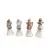 Foto de um(a) Combo 4 Sinetas Anjinhos em Cerâmica, da categoria de Outros colecionáveis. Combo de sinetas de mesa com anjos de porcelana na haste, sino em cerâmica branca craqueladas e badalo com pérola e corrente... Vendido no marketplace Trésors.