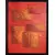 Foto de um(a) Acrílico Red Geométrico, da categoria de Pinturas. Quadro geométrico em acrílico texturizado sobre tela. Artista catarinense fabiana de paris. A: 80 cm L: 60 cm. Mostrado de uma perspectiva diferente. Vendido no marketplace Trésors.