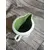 Foto de um(a) Cremeira Porcelana Le Gourmet Italy Style, Década de 2000, da categoria de Cremeiras. Cremeira em porcelana branca canelada na horizontal e porcelana verde militar na parte interna, década de 2000 le gourmet,... Mostrado de uma perspectiva diferente. Vendido no marketplace Trésors.