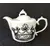 Foto de um(a) Bule Rosanna Kings Road Reedux, da categoria de Bules. Bule em porcelana rosanna kings road reedux. A: 17cm D: 14cm C da alça até o bico: 25cm Peso: 1,200kg. Mostrado de uma perspectiva diferente. Vendido no marketplace Trésors.