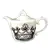 Foto de um(a) Bule Rosanna Kings Road Reedux, da categoria de Bules. Bule em porcelana rosanna kings road reedux. A: 17cm D: 14cm C da alça até o bico: 25cm Peso: 1,200kg. Vendido no marketplace Trésors.