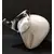 Foto de um(a) Elefante Vidro Anos 80, da categoria de Modelos e estatuetas. Elefante em vidro transparente e branco com folhas de prata picadas. Procedência brasileira, mas como é vidro é peça única,... Mostrado de uma perspectiva diferente. Vendido no marketplace Trésors.