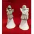 Foto de um(a) Combo 4 Sinetas Anjinhos em Cerâmica, da categoria de Outros colecionáveis. Combo de sinetas de mesa com anjos de porcelana na haste, sino em cerâmica branca craqueladas e badalo com pérola e corrente... Mostrado de uma perspectiva diferente. Vendido no marketplace Trésors.