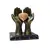 Foto de um(a) Escultura Terracota Coração Nas Mãos, Peça Única, Década de 1990, da categoria de Escultura. Escultura em terracota com pátina bronze, coração em mármore e borda com folha de ouro e por fim a base marmorizada. Peça... Vendido no marketplace Trésors.