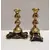 Foto de um(a) Par de Castiçais Indiano em Resina, da categoria de Castiçais. Par de castiçais latão polido indianos com base em resina com detalhes em dourado. **não acompanham as velas**A: 5 cm /... Mostrado de uma perspectiva diferente. Vendido no marketplace Trésors.