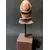 Foto de um(a) Escultura São Francisco, da categoria de Objetos religiosos e espirituais. Cabeça de são francisco em terracota policromada com base em madeira e haste em metal. Peça única pelo designer marcelus... Mostrado de uma perspectiva diferente. Vendido no marketplace Trésors.