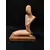 Foto de um(a) Escultura Terracota Provençal, da categoria de Escultura. Escultura feminina em técnica mista com pátina terracota provençal e base em madeira natural. Autor: marcelus ribas, peça... Mostrado de uma perspectiva diferente. Vendido no marketplace Trésors.