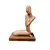 Foto de um(a) Escultura Terracota Provençal, da categoria de Escultura. Escultura feminina em técnica mista com pátina terracota provençal e base em madeira natural. Autor: marcelus ribas, peça... Vendido no marketplace Trésors.