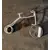 Foto de um(a) Relógio Bicicleta, Década de 1980, da categoria de Relógios de mesa. Relógio bicicleta em metal niquelado, década de 1989 máquina do relógio com bateria. L: 14,7 cm A: 11 cm P: 3,7 cm Peso: 83 g. Mostrado de uma perspectiva diferente. Vendido no marketplace Trésors.