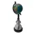 Foto de um(a) Globo Terrestre Porcelana, da categoria de Globos. Globo terrestre com base em madeira e porcelana, pendente em metal. A: 32 cm D base: 11,5 cm D globo: 9 cm peso: 845g. Vendido no marketplace Trésors.