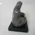 Foto de um(a) Escultura Mão em terracota, da categoria de Escultura. Escultura em terracota vitrificada com base em madeira ebanizada. Tema: mão. A: 14cm / L: 15,5cm / P: 10,5cm / peso: 625g... Mostrado de uma perspectiva diferente. Vendido no marketplace Trésors.