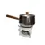 Foto de um(a) Panela de Fondue com Rechaud em Porcelana, da categoria de Panelas. Panela de fondue em inox e suporte em porcelana. A: 24cm / Diâmetro: 16cm. Vendido no marketplace Trésors.