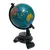 Foto de um(a) Globo Terrestre Ágata, da categoria de Globos. Globo terrestre com base em ágata e ferro. A: 18 cm D: 10 cm peso 308g. Vendido no marketplace Trésors.