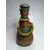Foto de um(a) Moringa de barro, da categoria de Garrafas, potes e jarros. Moringa de barro com tampa policromada, colar de algodão e latão. A: 22cm Diâmetro: 10cm peso: 697g. Mostrado de uma perspectiva diferente. Vendido no marketplace Trésors.