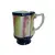 Foto de um(a) Caneca em Porcelana Isabelina Policromada, da categoria de Canecas. Caneca em porcelana isabelina policromada, com defeito de fábrica na borda. A: 9m / Diâmetro: 6cm peso: 168g. Vendido no marketplace Trésors.