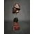Foto de um(a) Fragmento Rosto Masculino, da categoria de Escultura. Fragmento de escultura de um rosto masculino em gesso com acabamento em bronze envelhecido e base em madeira e couro... Mostrado de uma perspectiva diferente. Vendido no marketplace Trésors.