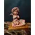 Foto de um(a) Escultura Angelical, Década de 2000, da categoria de Escultura. Escultura angelical em poliresina italiana com acabamento em terracota envelhecida, base em madeira, década de 2000. Peça... Mostrado de uma perspectiva diferente. Vendido no marketplace Trésors.